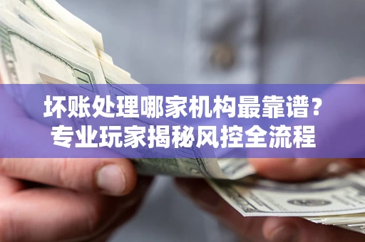 济南坏账处理哪家机构最靠谱？专业玩家揭秘风控全流程