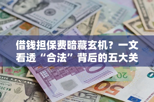 济南借钱担保费暗藏玄机？一文看透“合法”背后的五大关键陷阱