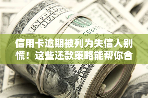济南信用卡逾期被列为失信人别慌！这些还款策略能帮你合法止损