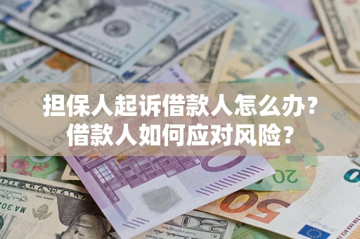 济南担保人起诉借款人怎么办？借款人如何应对风险？