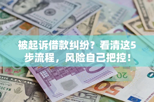 济南被起诉借款纠纷？看清这5步流程，风险自己把控！