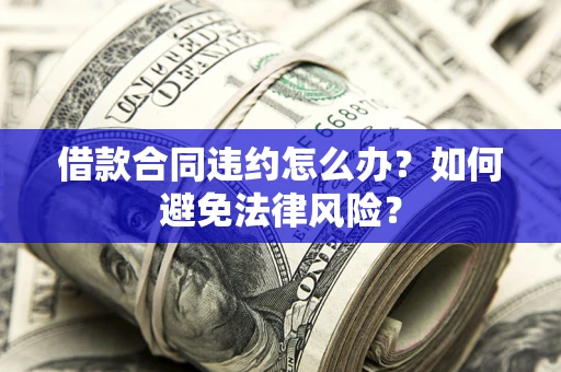 济南借款合同违约怎么办？如何避免法律风险？