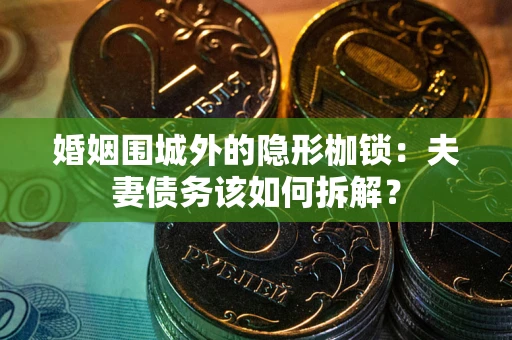 济南婚姻围城外的隐形枷锁：夫妻债务该如何拆解？