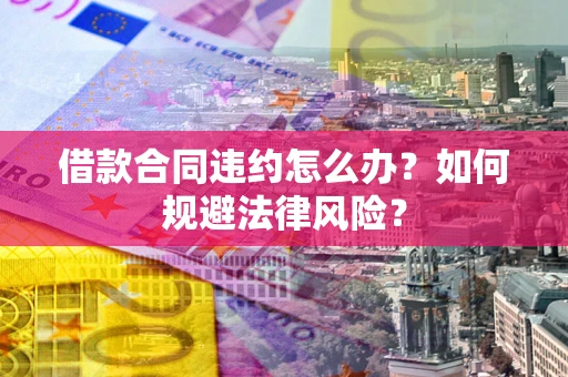 济南借款合同违约怎么办？如何规避法律风险？
